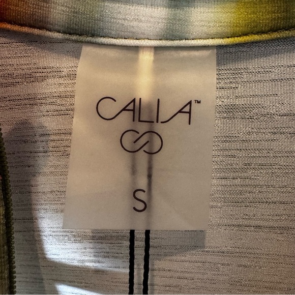 CALIA UV 1/4 Zip Golf Pullover Tissue Texture Floral NWT Sz S - Picture 5 of 5